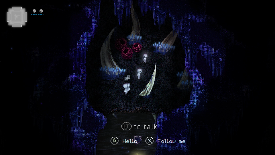 與森林中的怪物戰鬥