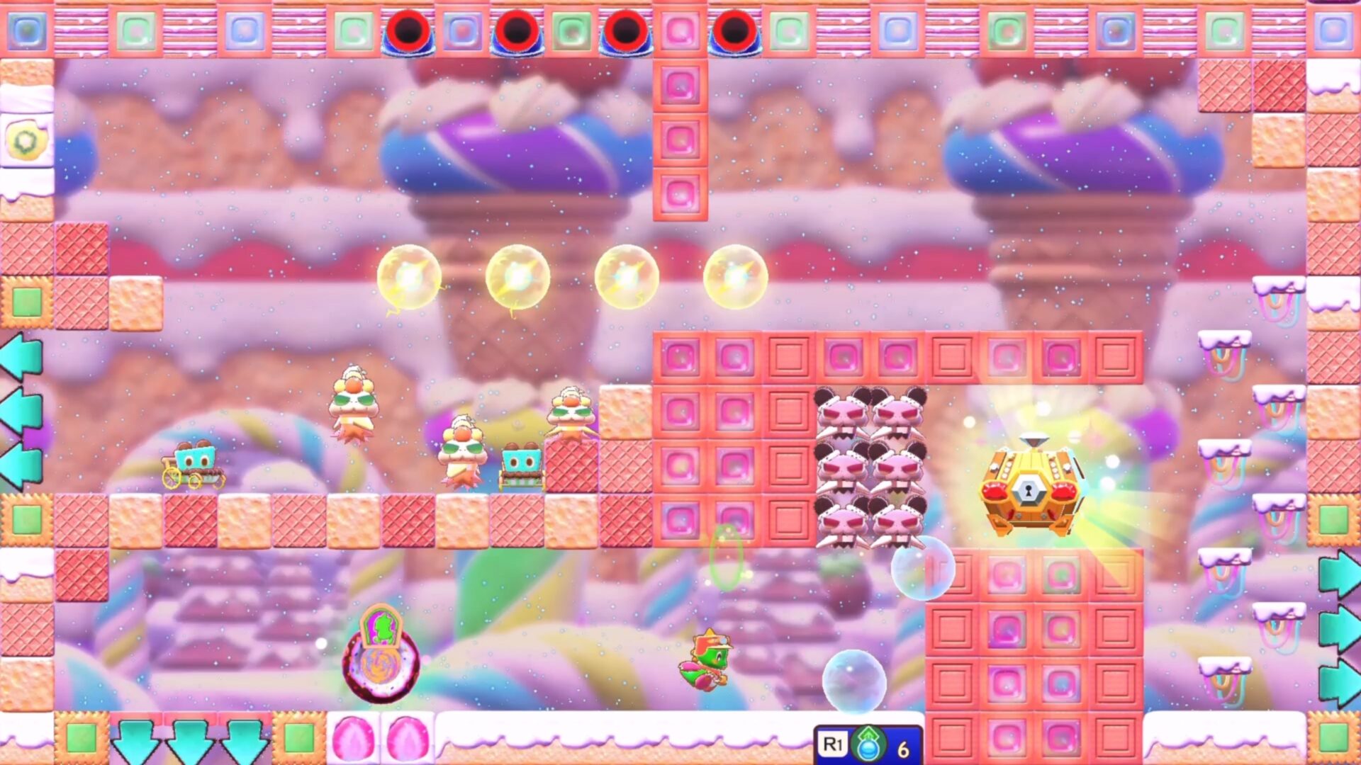 遊戲中的Boss戰畫面