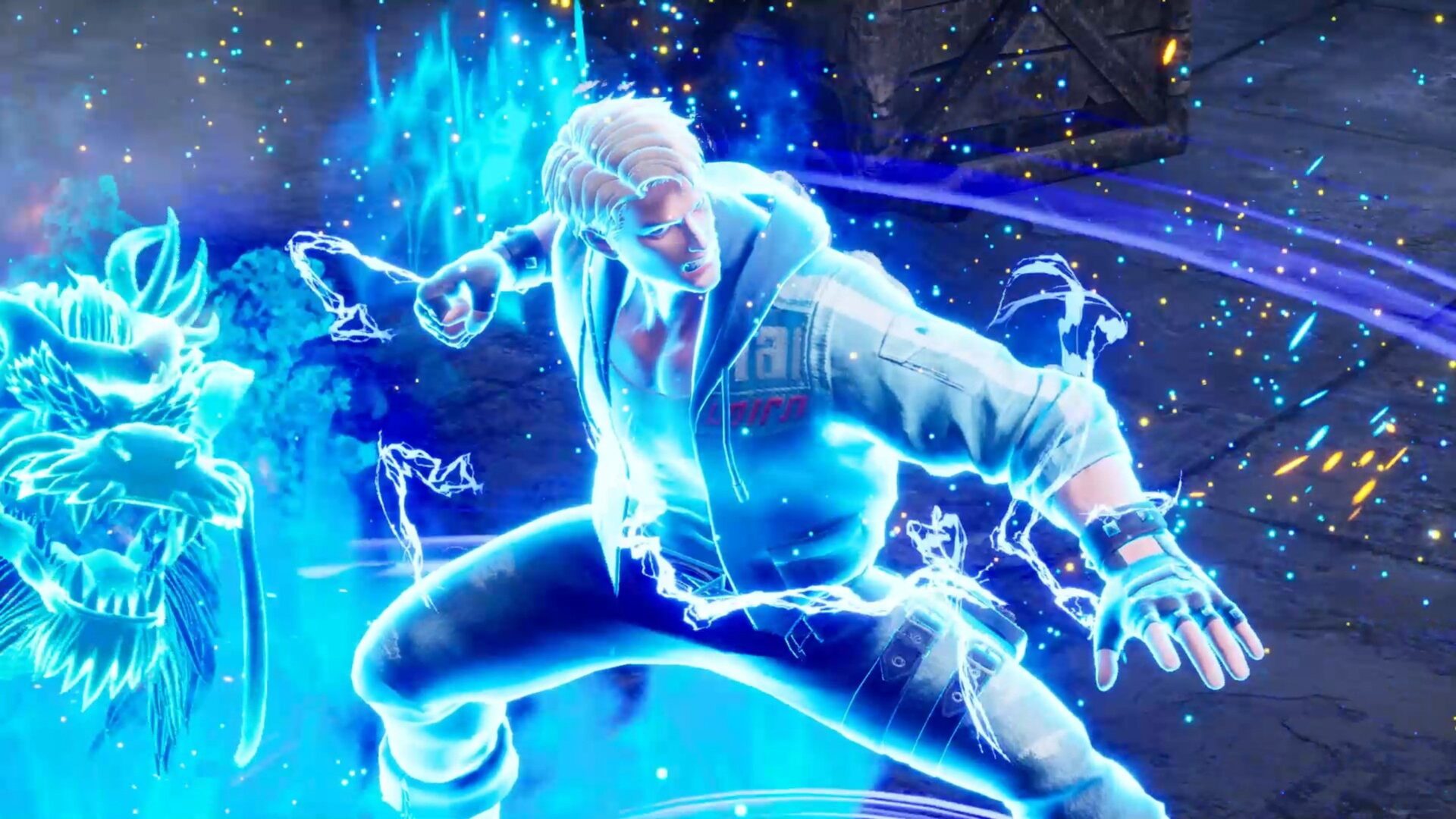 遊戲角色展示經典飛踢