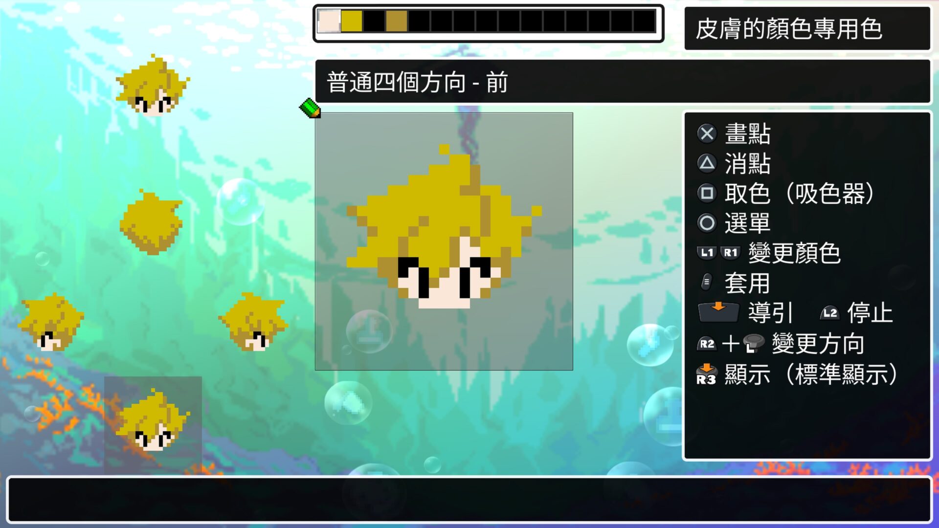 遊戲中的各種角色與敵人