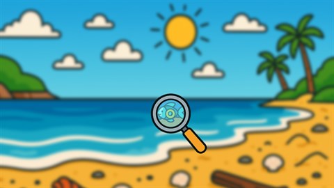 What's Different? 遊戲主視覺圖，展示了色彩鮮豔的拼圖元素