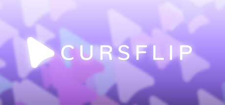Cursflip 遊戲主視覺圖，展示了多樣化的游標設計
