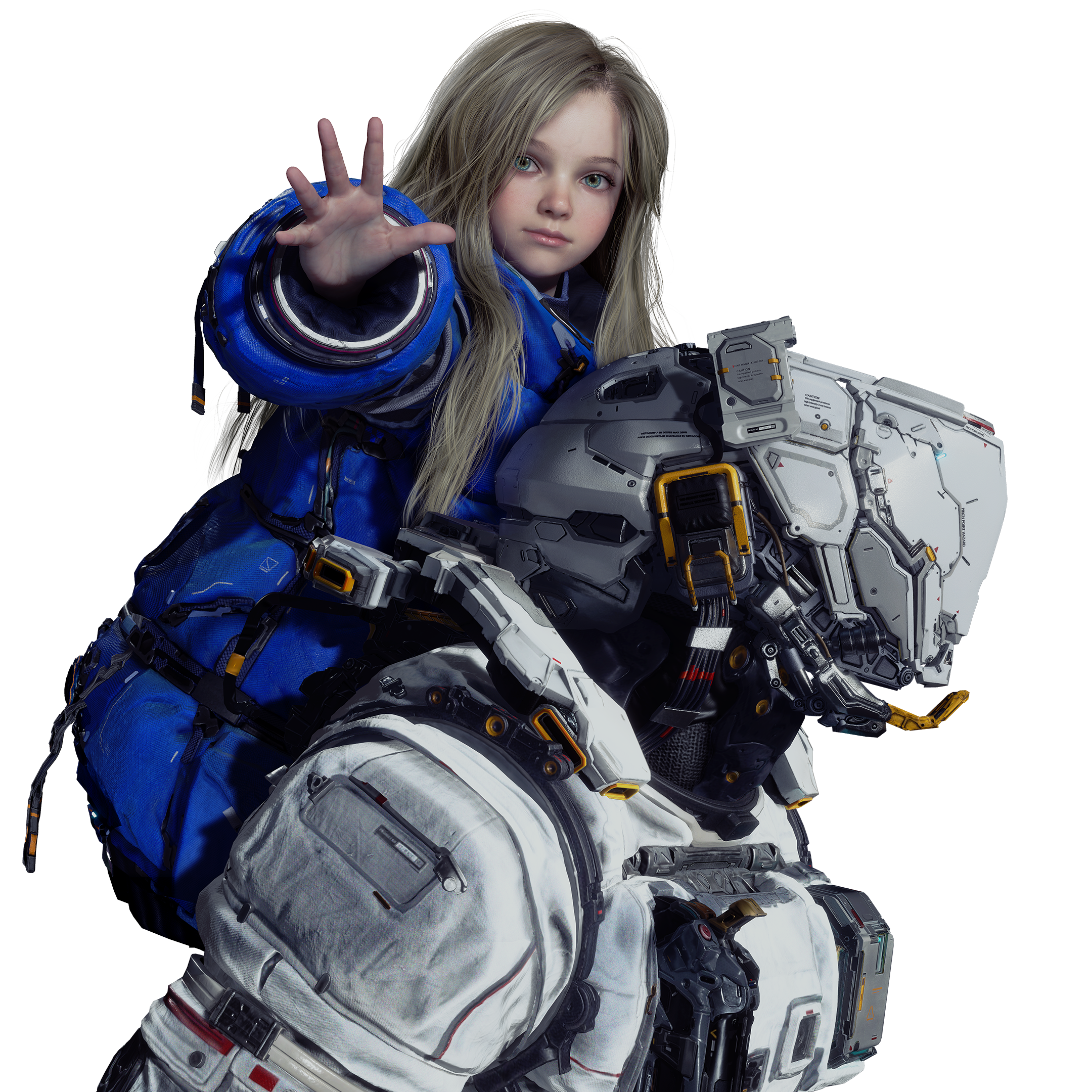 PRAGMATA 角色美術圖