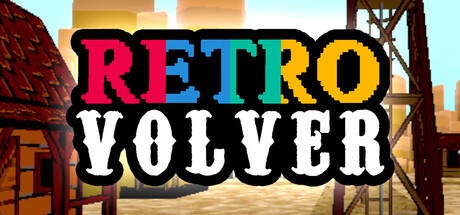 Retrovolver 遊戲主視覺圖，展現濃厚的西部復古風格