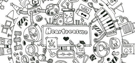 《Heartreasure: Stellar Journey》遊戲主視覺圖，展現了手繪風格的溫馨宇宙