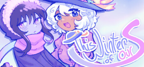 《我們的冬日物語》遊戲主視覺圖，展現了兩位女主角在雪地中的場景