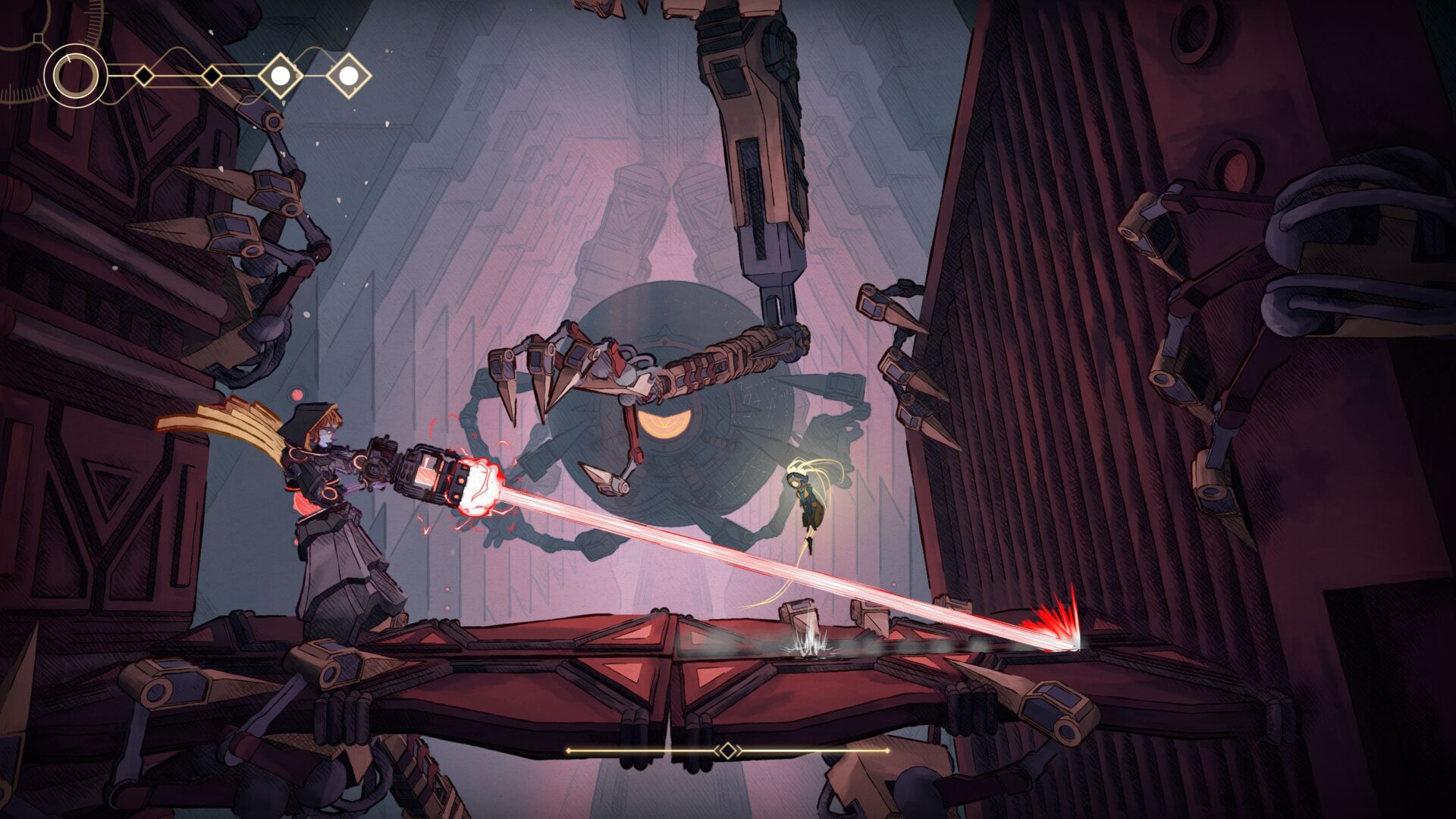 MIO 在充滿奇異植物的場景中探索