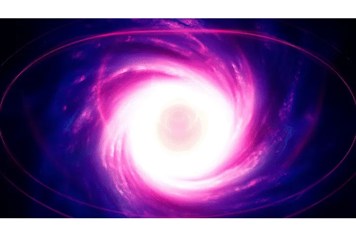 遊戲中的動態視覺效果,展現了迷幻的色彩與光影。