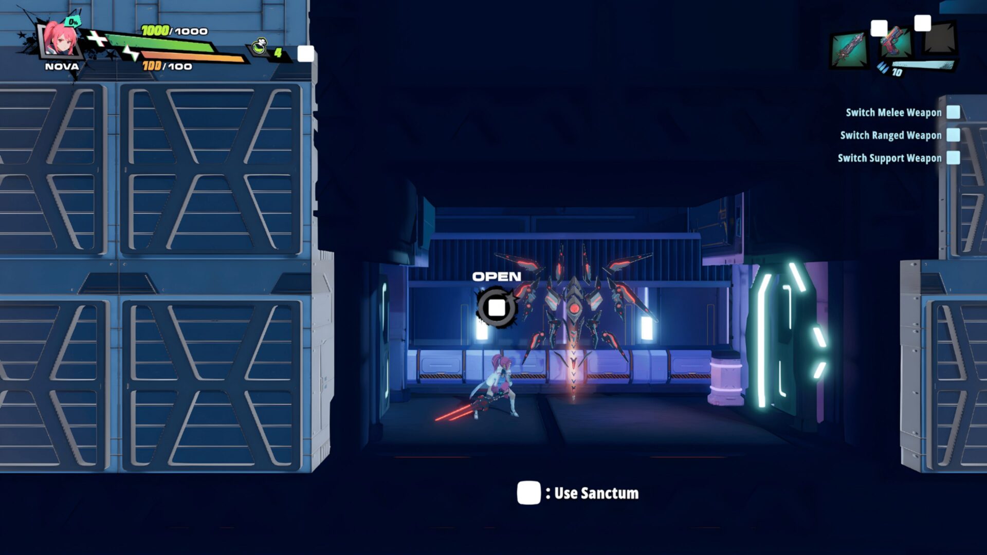 Reloadian 遊戲中的角色特寫