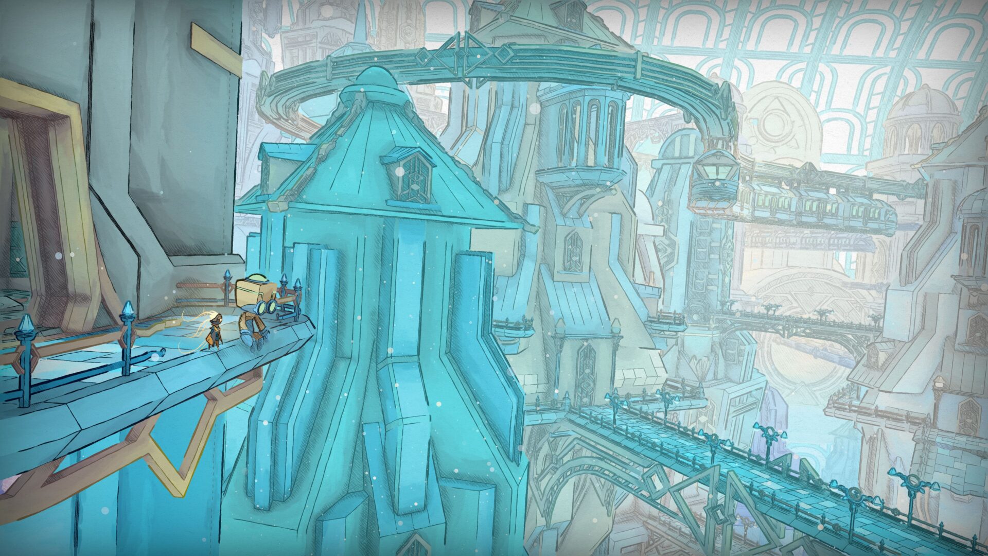 MIO 面對著巨大的未知生物