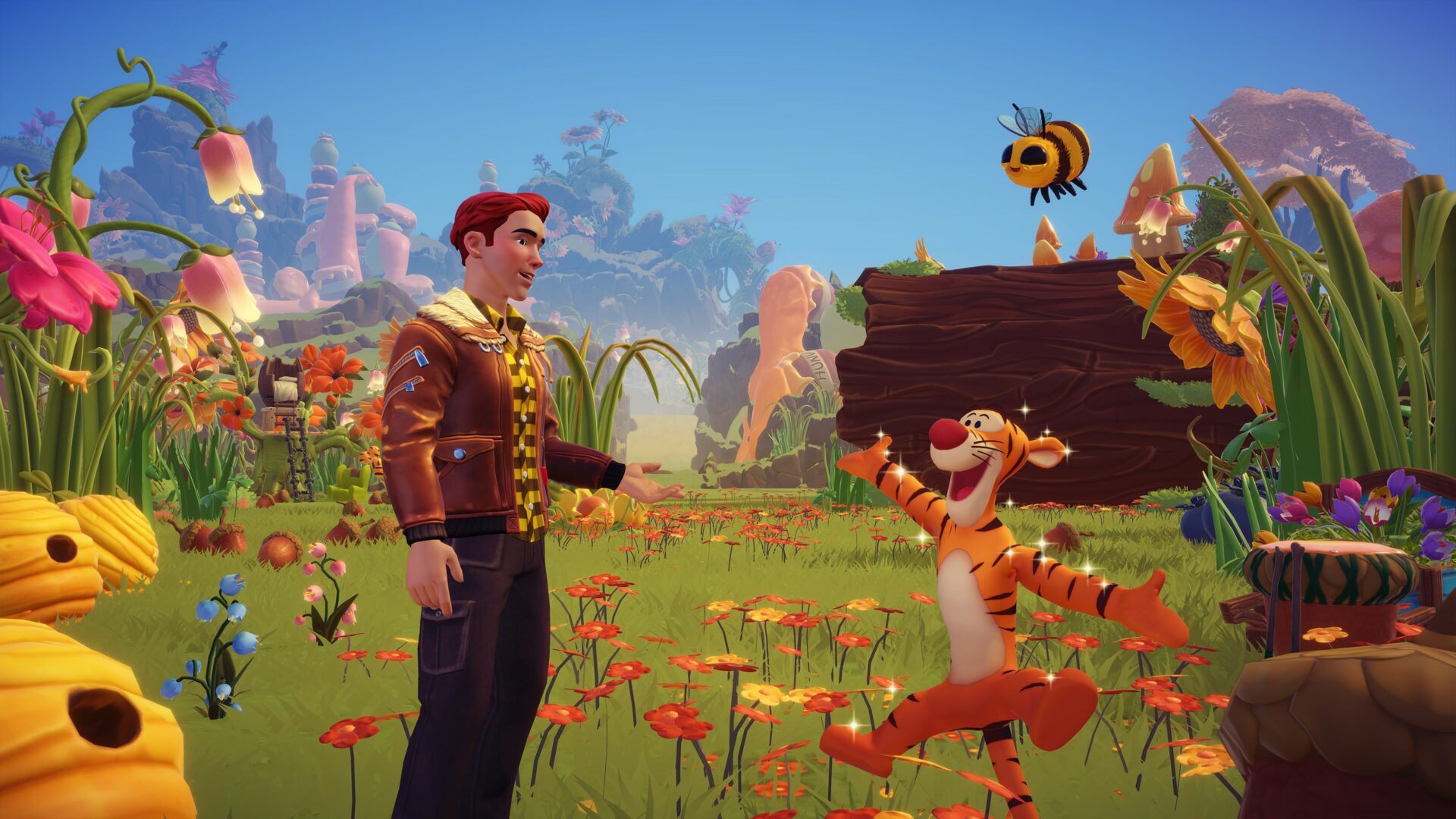 遊戲中的雪山風格小屋