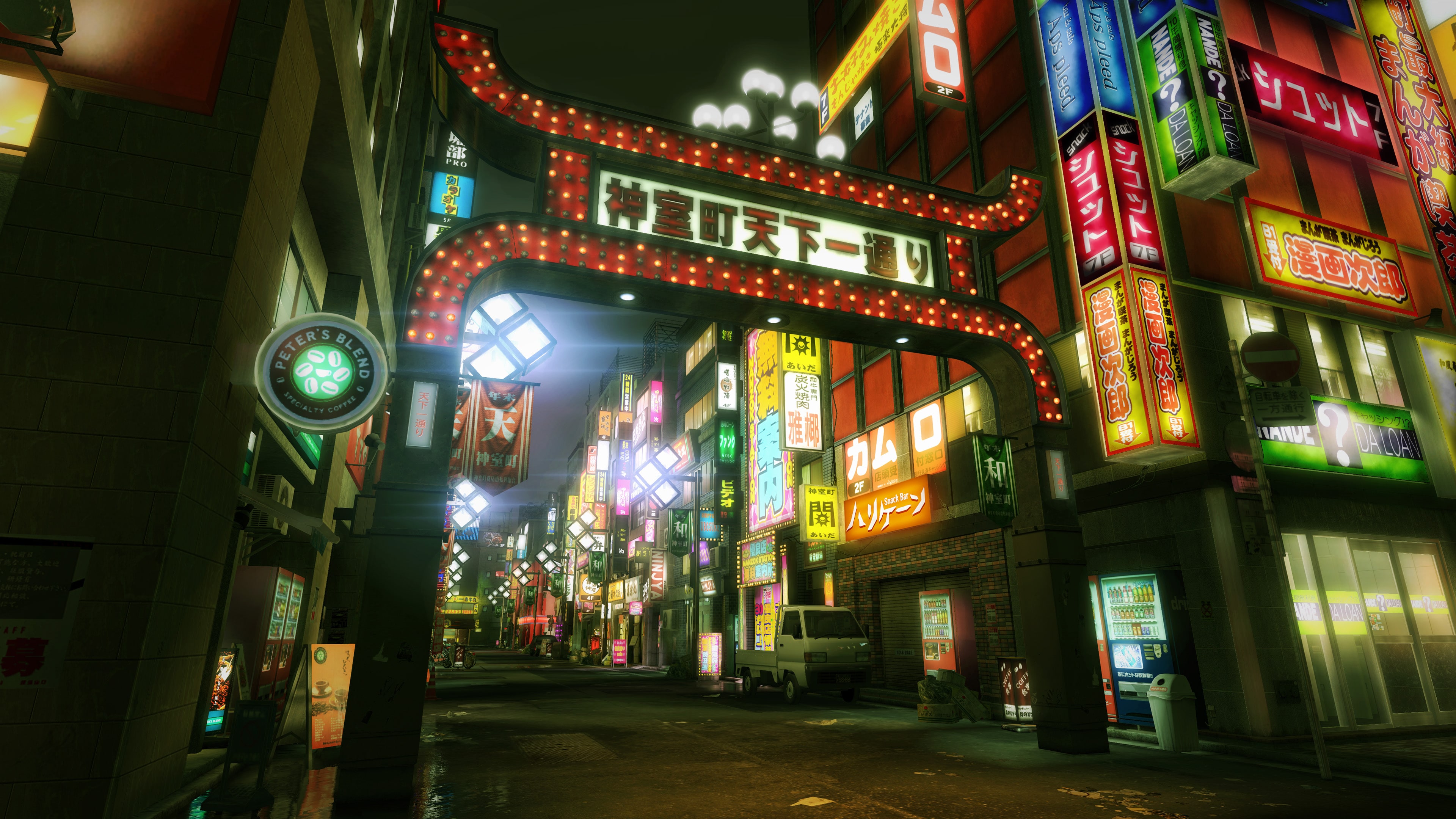 神室町繁華街景