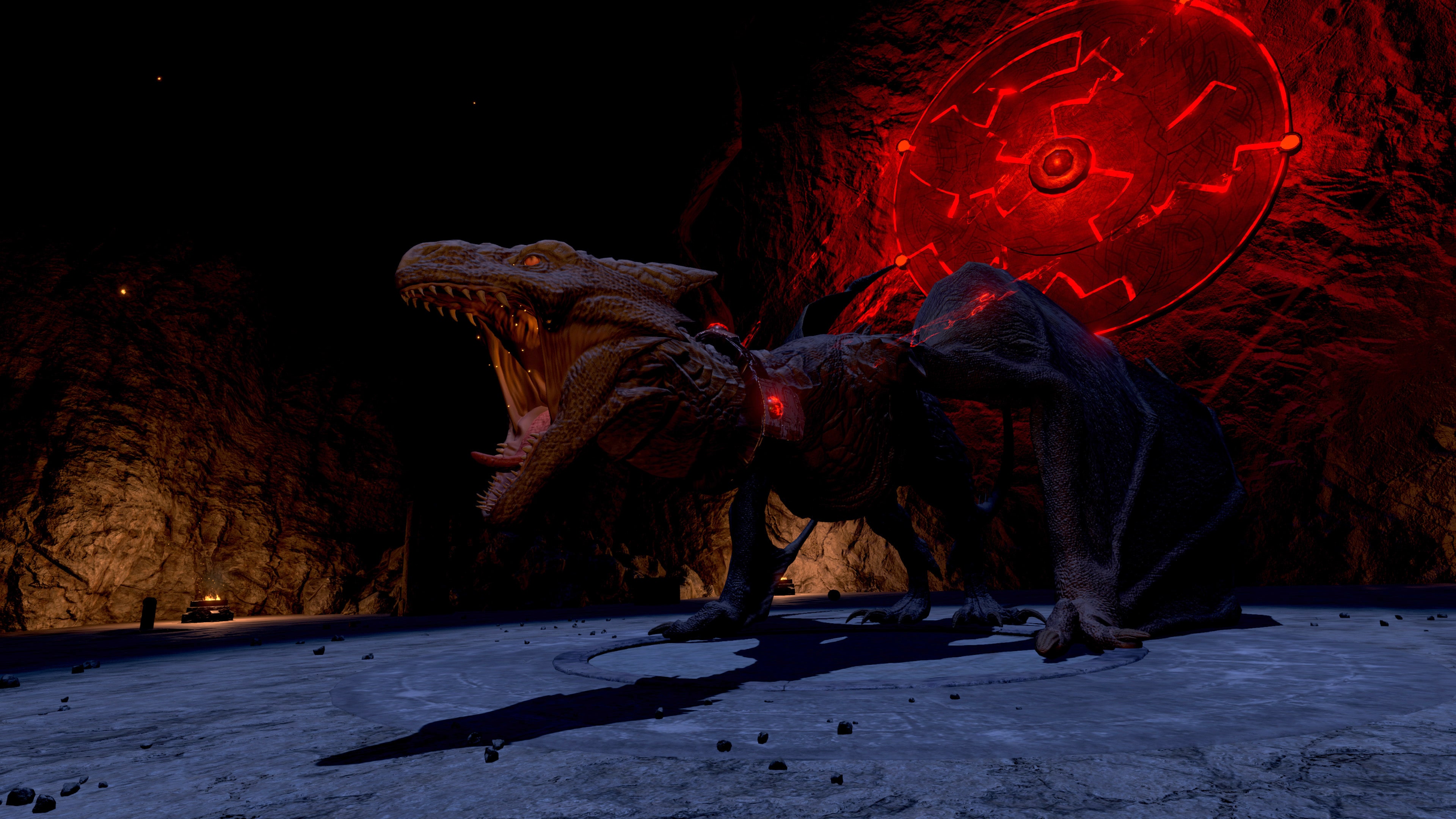 宏偉的地下洞穴與吊橋