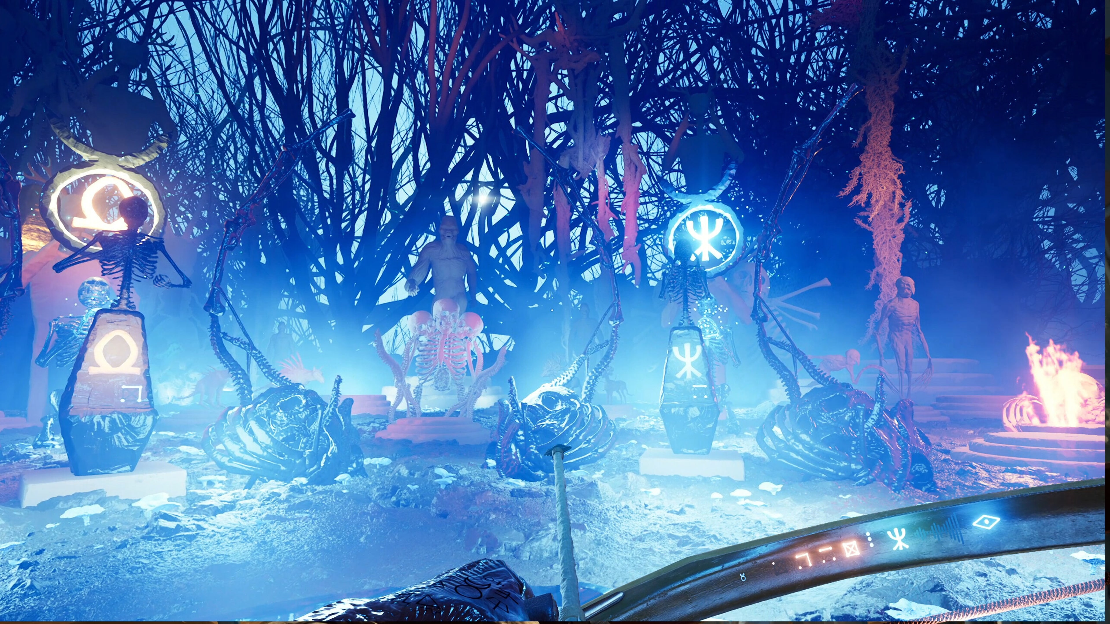 遊戲中的特殊箭矢發出光芒