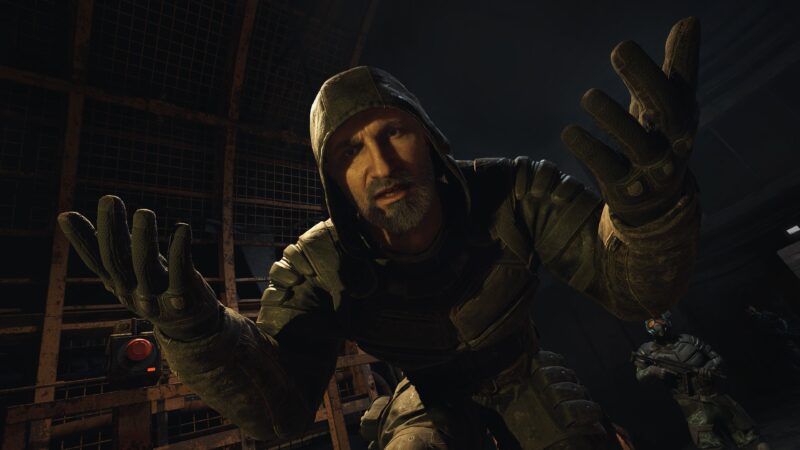 一個發出藍光的神秘異常現象,周圍的空間發生扭曲。