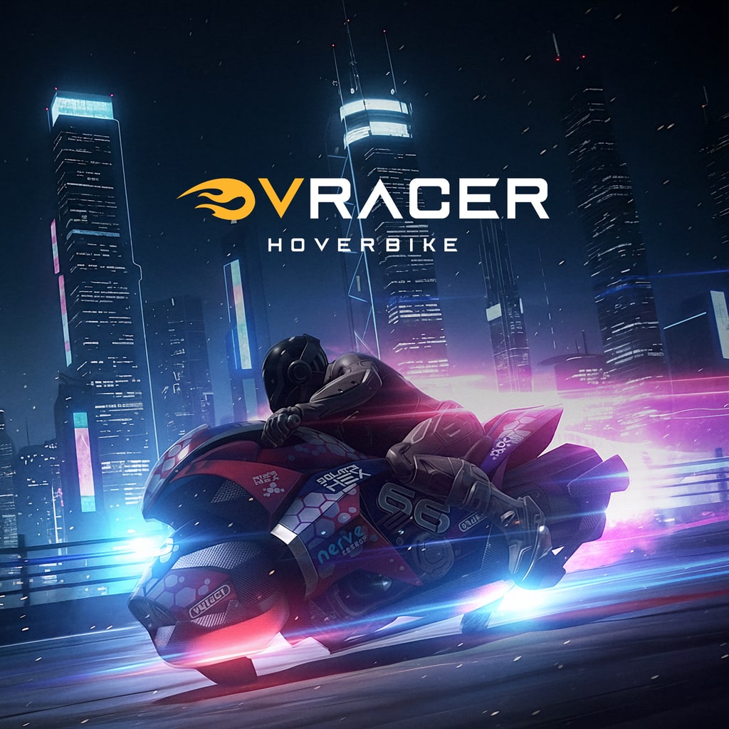 VRacer Hoverbike 主視覺
