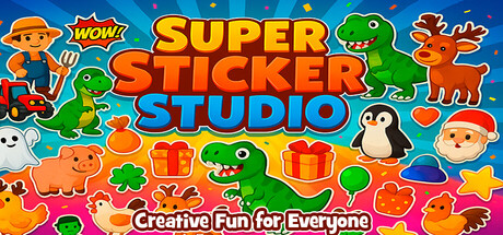 Super Sticker Studio 遊戲主視覺圖