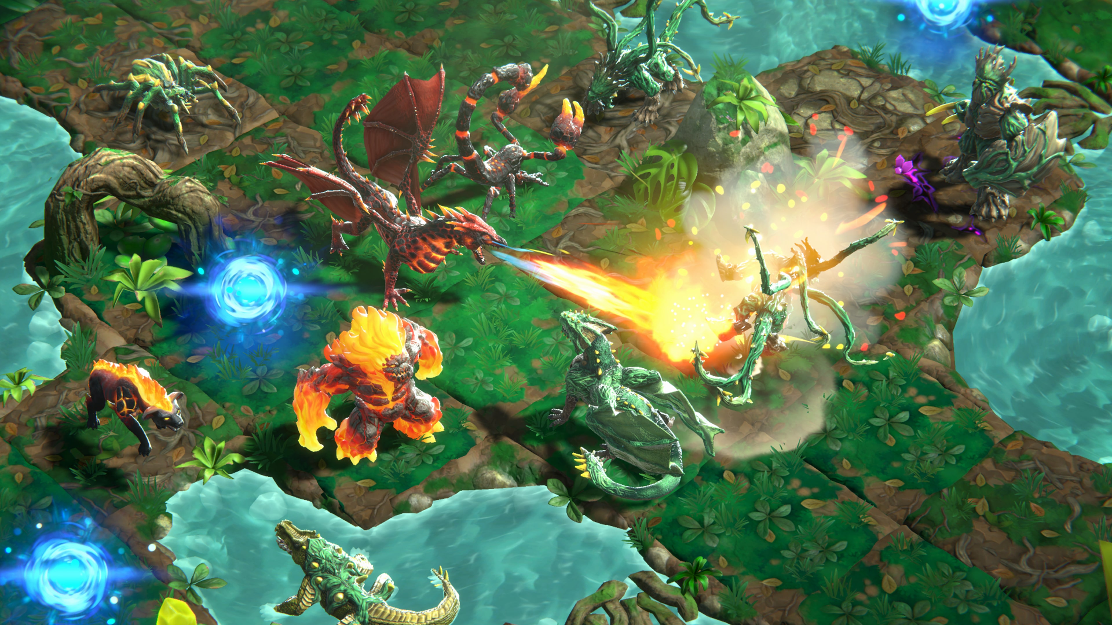 遊戲中的冰雪國度場景