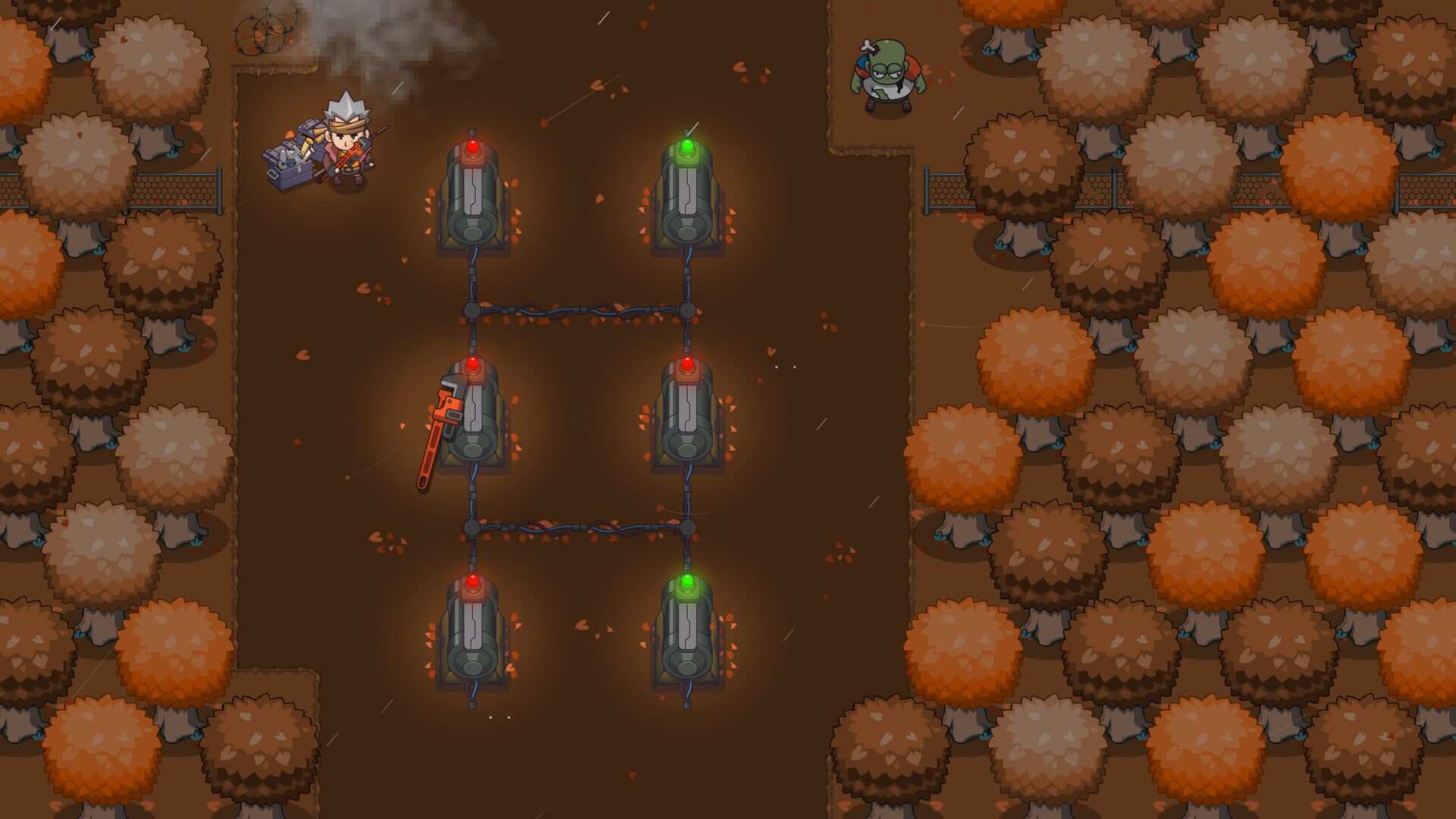 遊戲關卡俯視圖