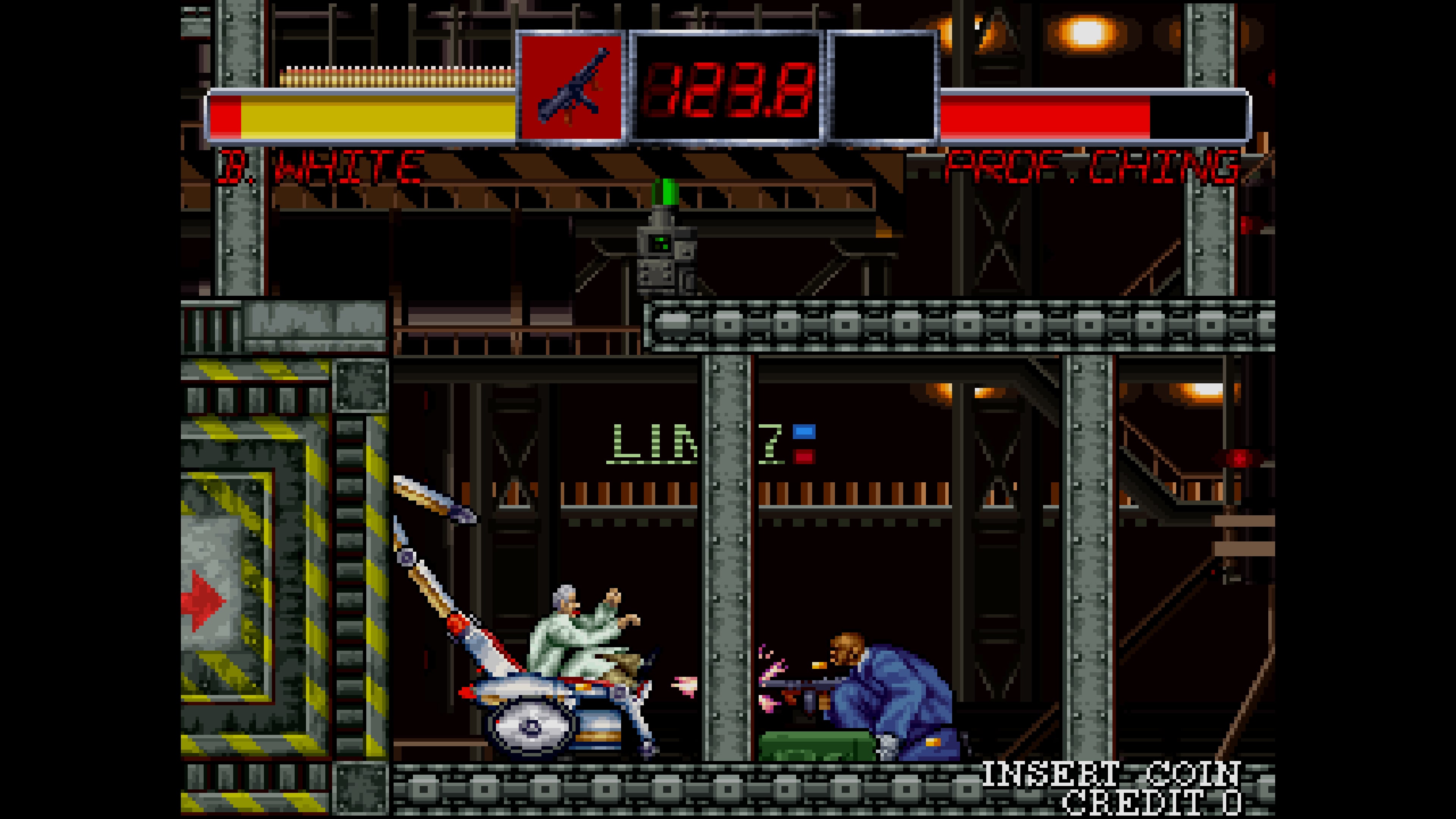 遊戲角色對峙畫面