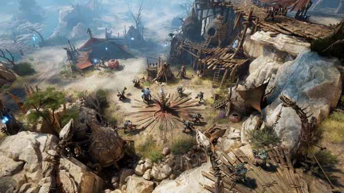 遊戲中的壯麗場景與神殿