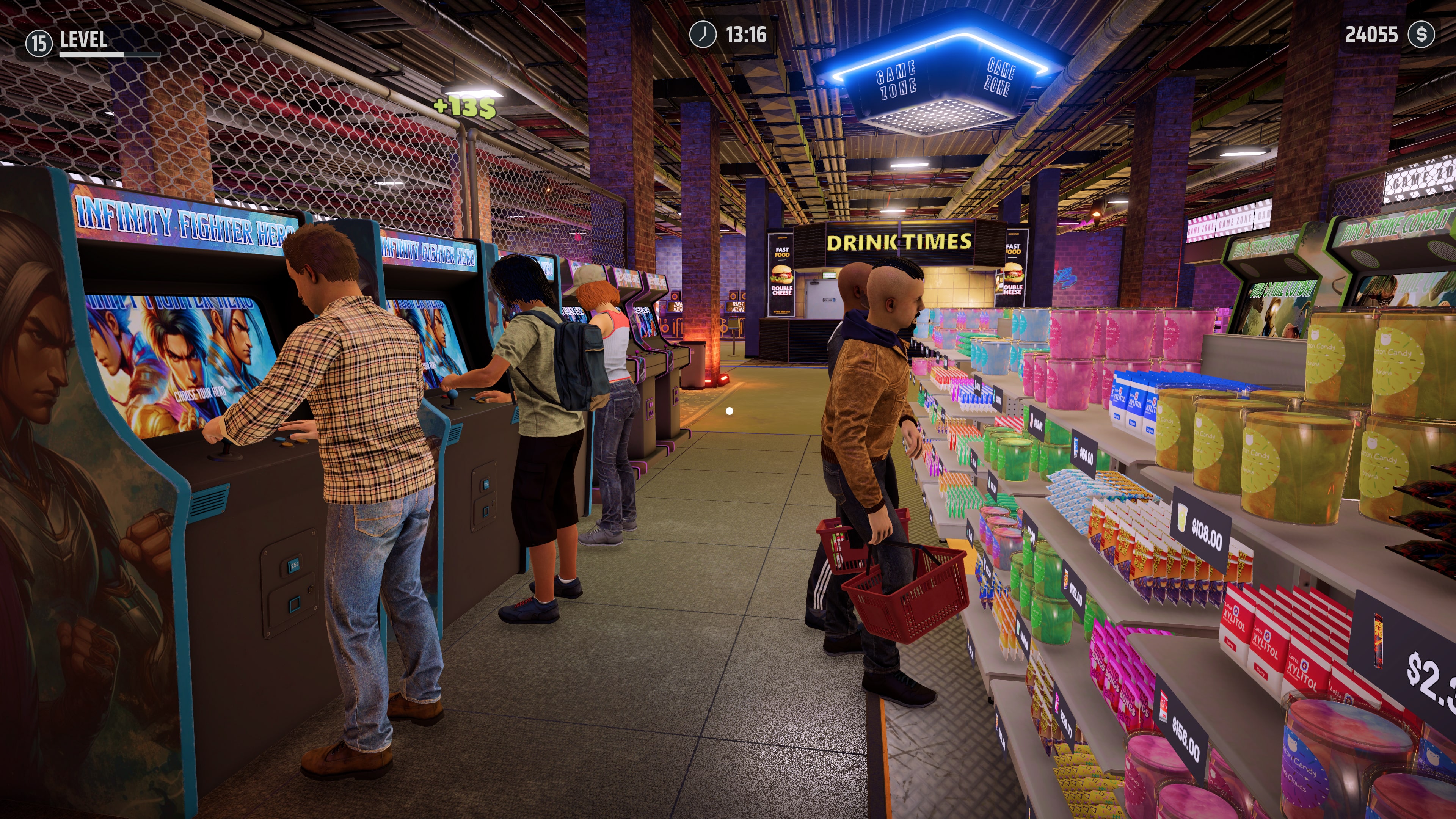 玩家可以自由佈置店內空間