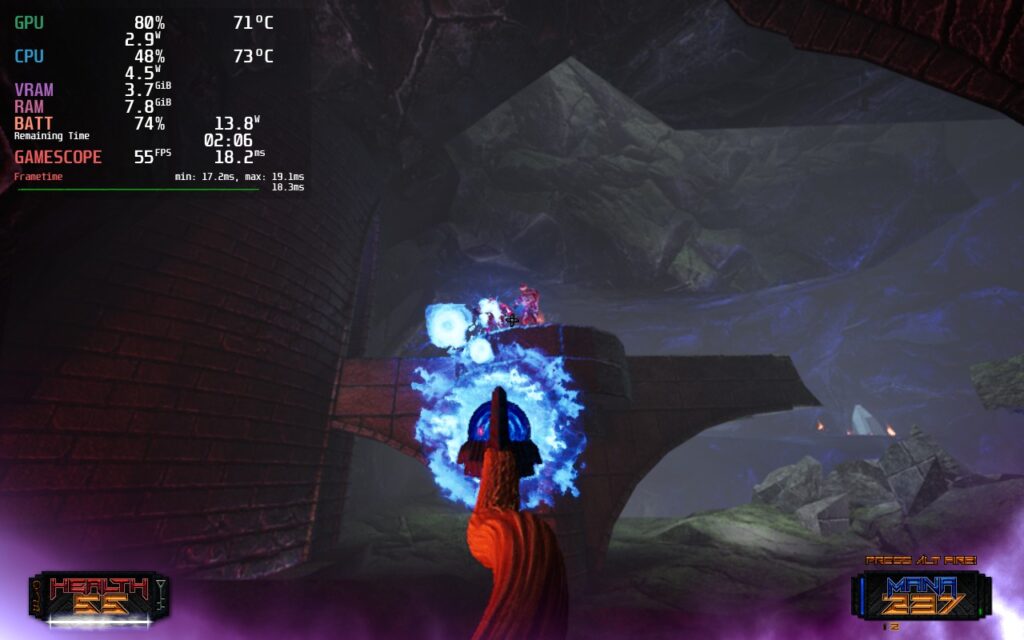 在 Steam Deck 上遊玩 AMID EVIL