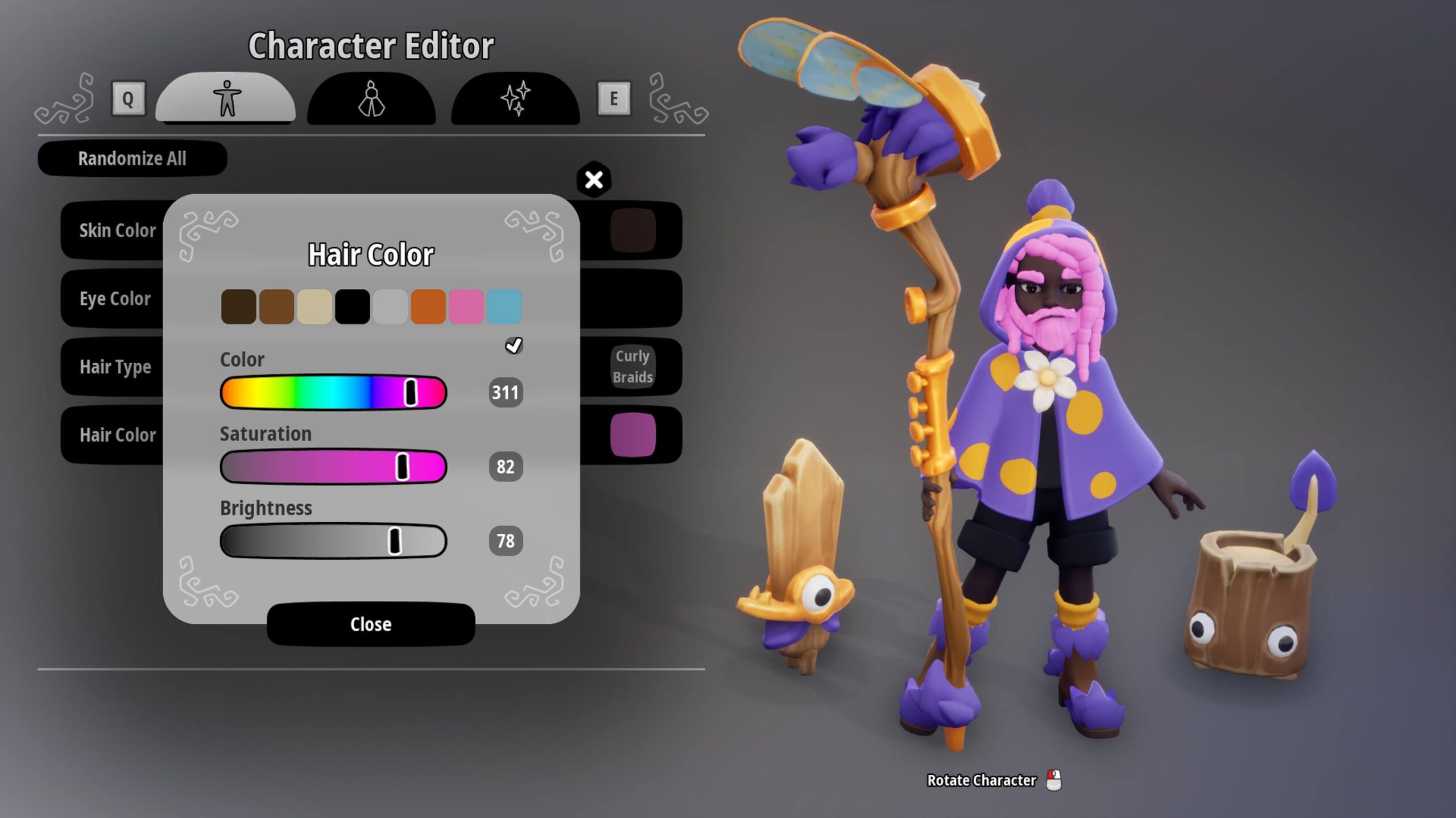 自訂您的角色外觀