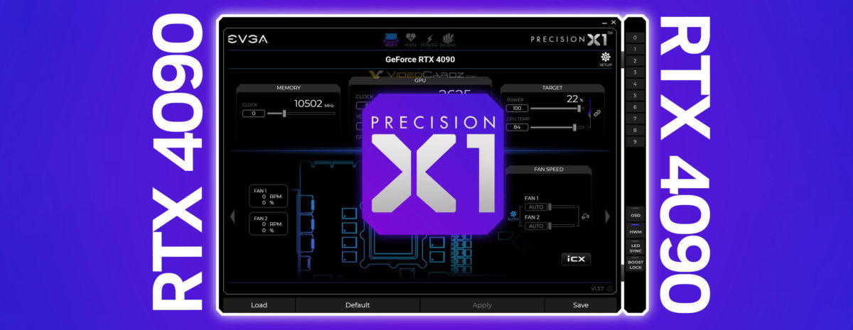 使用 EVGA Precision X1 超頻 RTX 4090