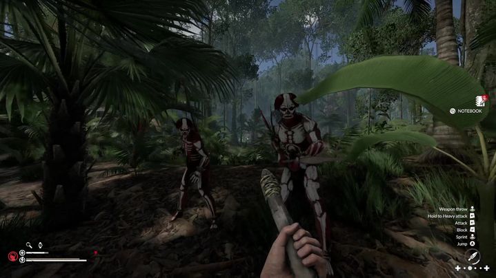 與叢林中的原住民戰鬥,每一次交鋒都攸關生死。