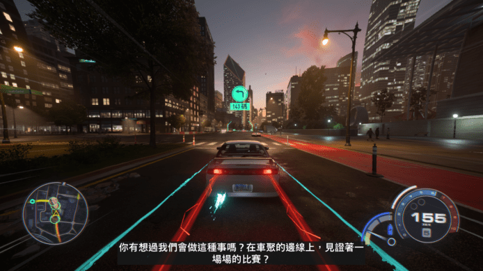 夜晚的霓虹燈光效果提供另一種視覺體驗