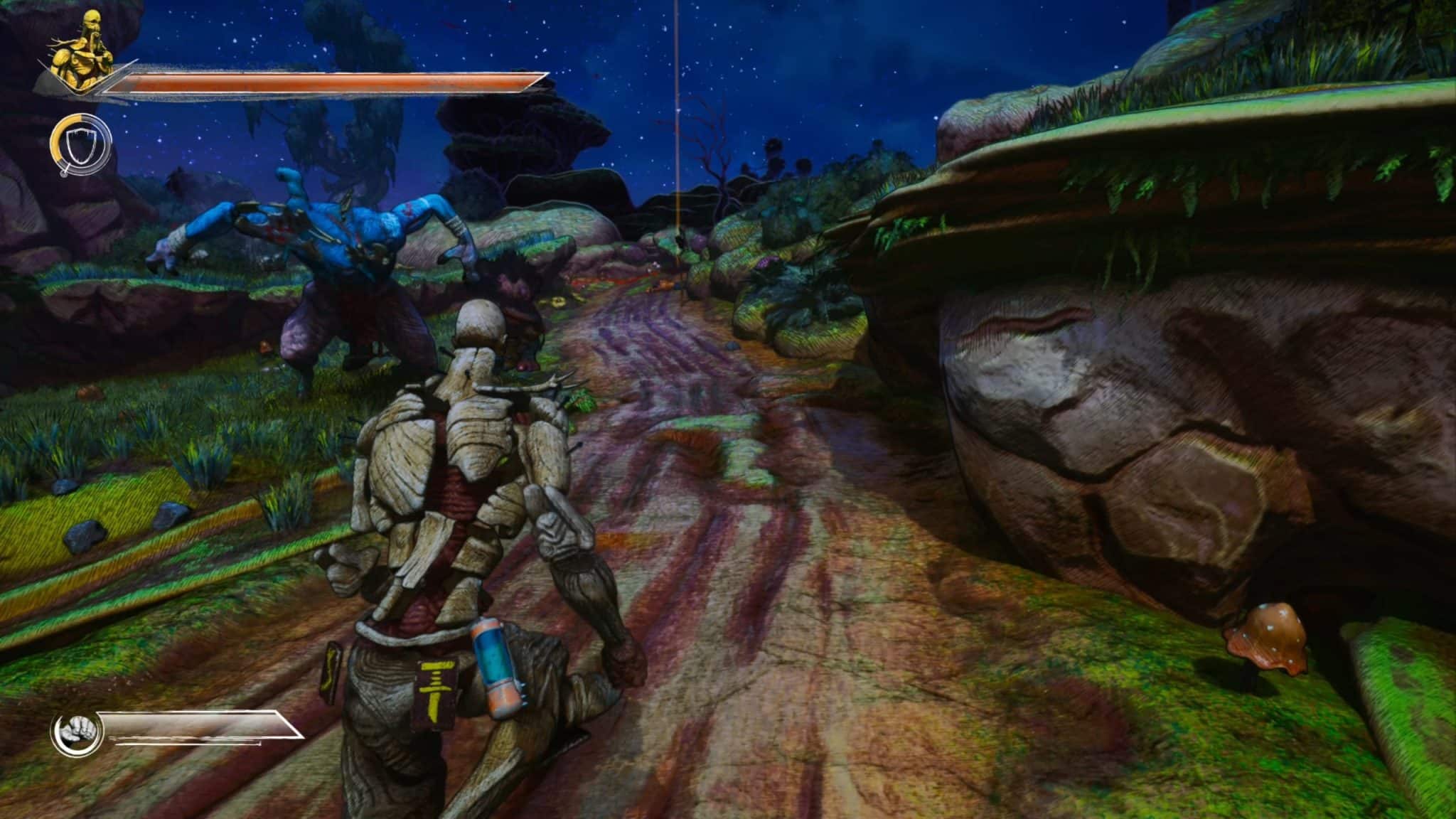 激烈的一對一武術對決