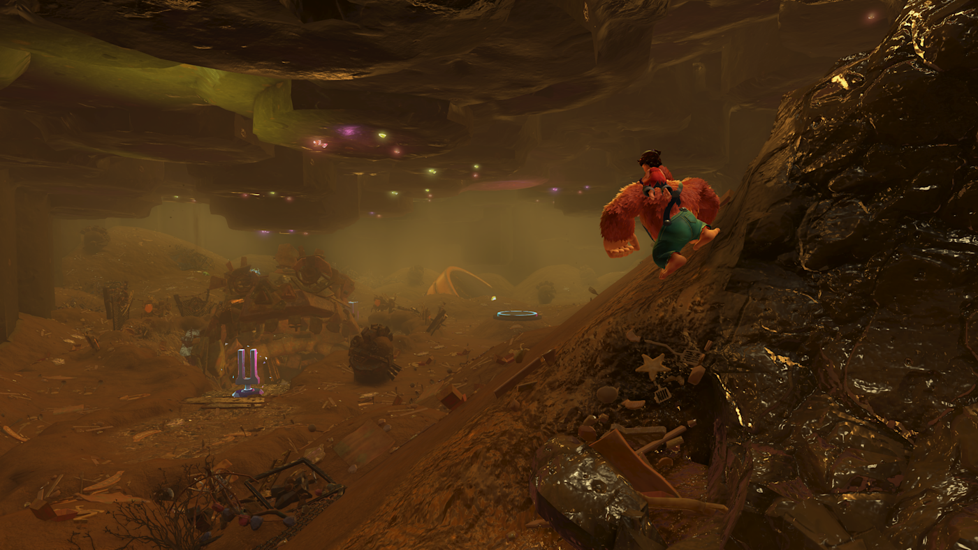 掩埋場的地層關卡