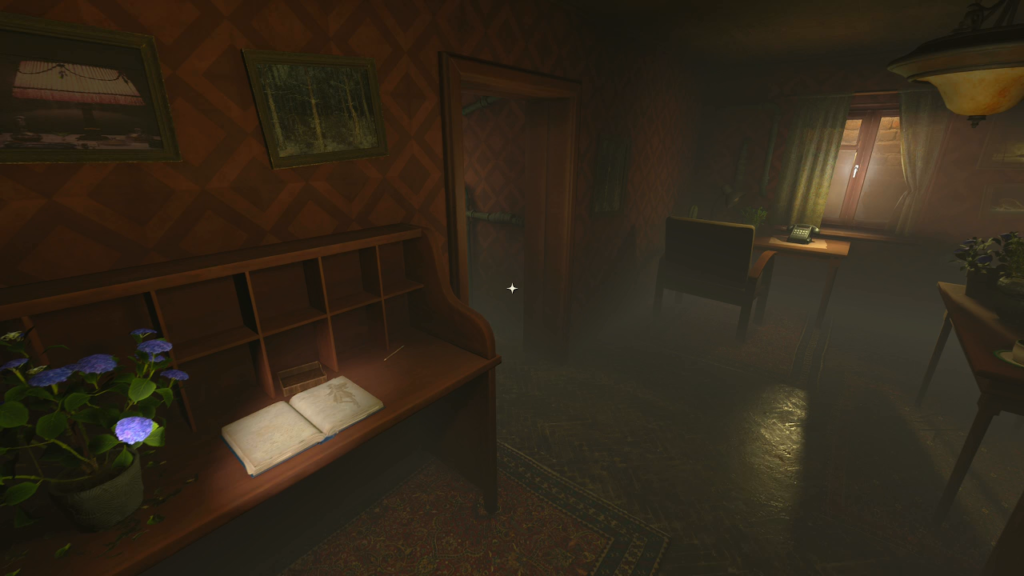 主角在現實世界的公寓中探索