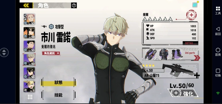 T0級別角色：市川雷諾