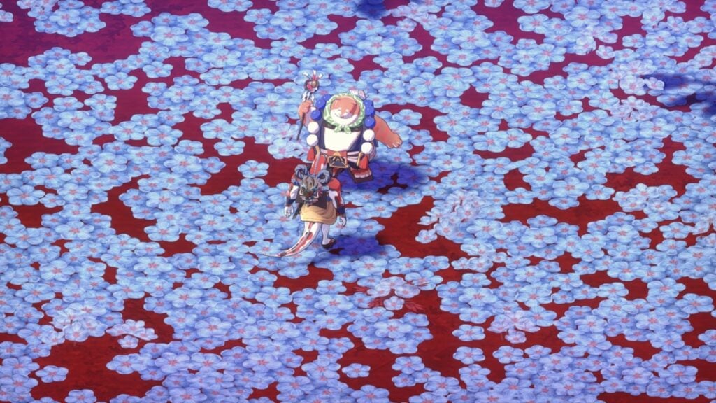 遊戲中的劇情對話場景