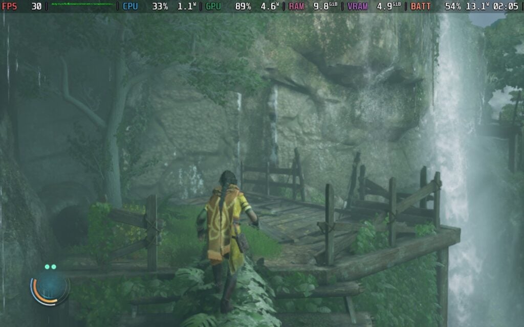 主角哈璐娜在充滿異國風情的市集中