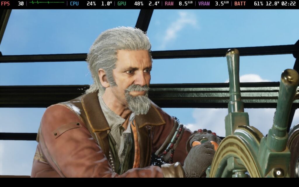 Steam Deck 上的遊戲畫面表現