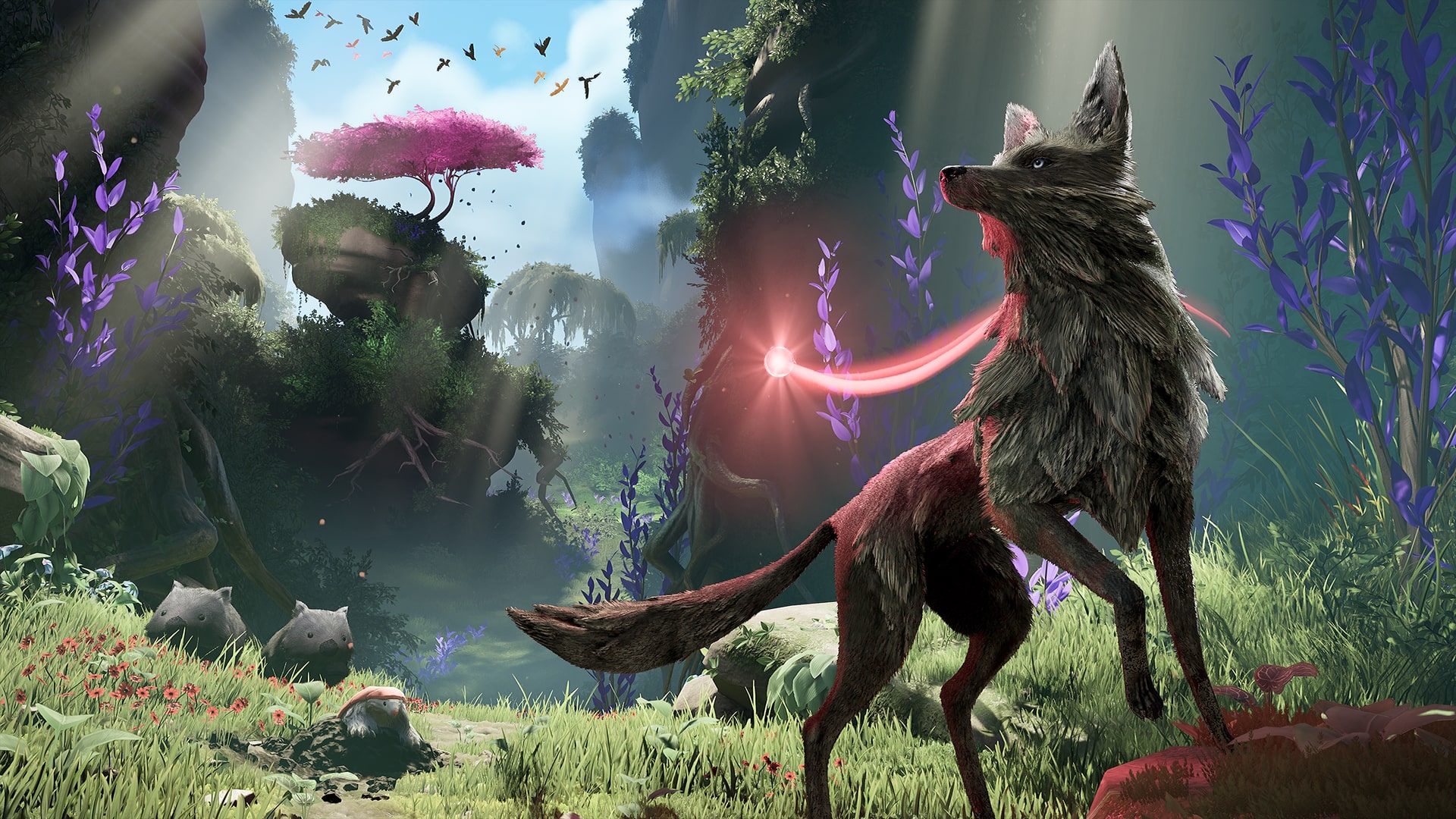 遊戲中壯麗的自然景觀