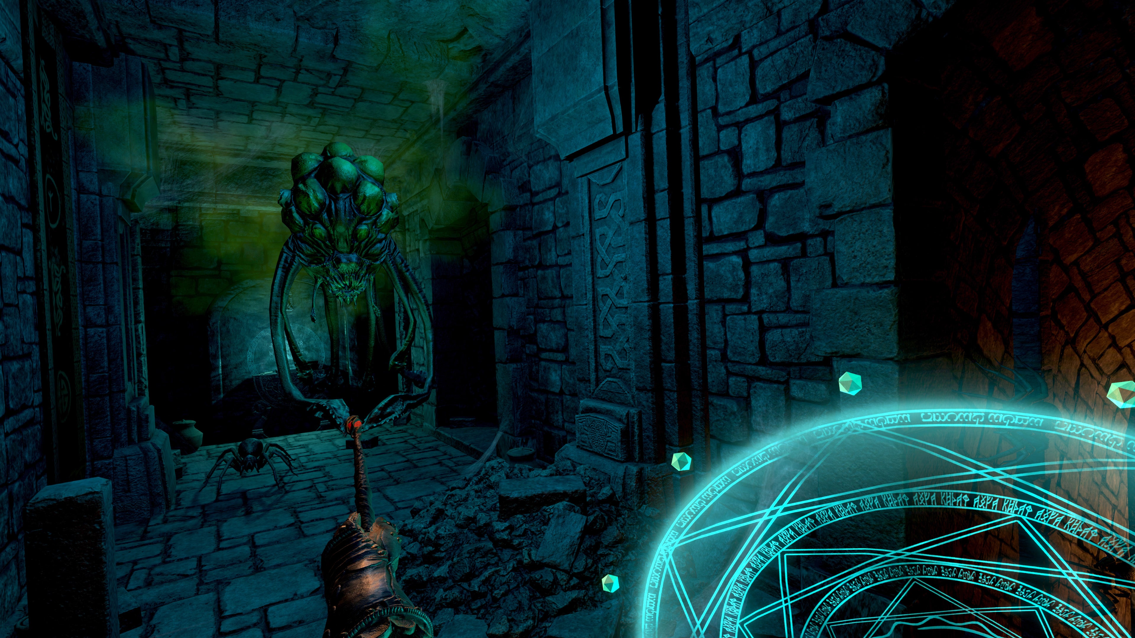 在充滿魔法氛圍的場景中探索