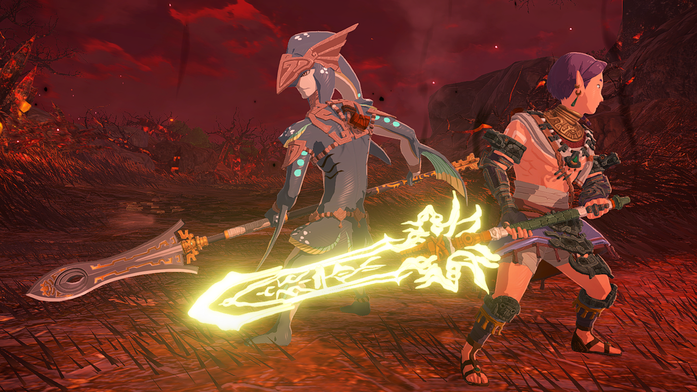 新增的兩把強力武器:光之大劍與禁衛兵之槍