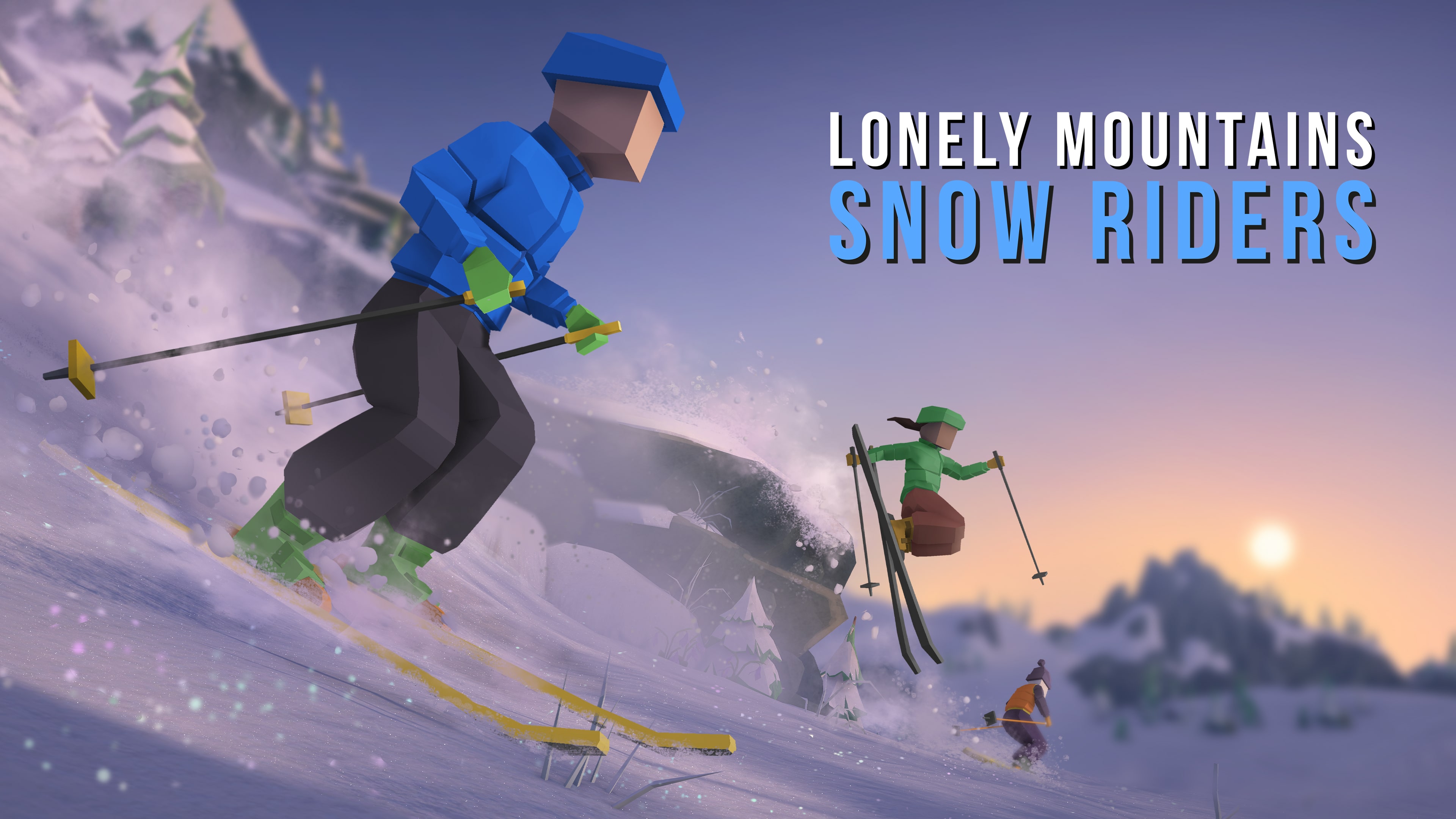 《孤山：雪地騎士》遊戲主視覺