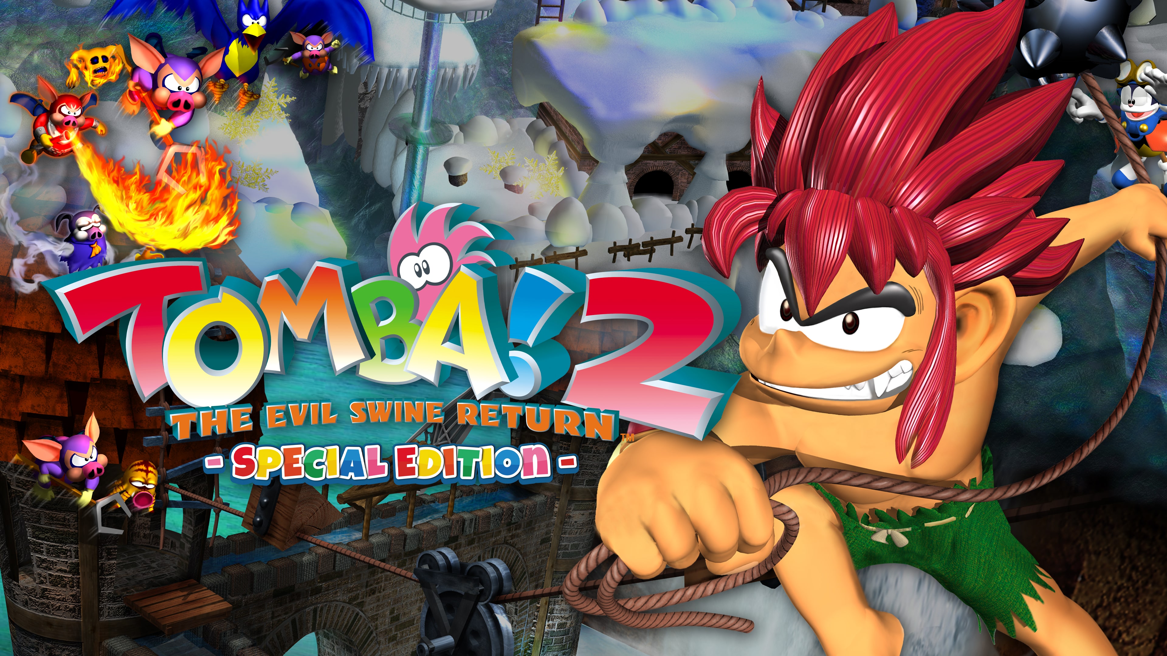 Tomba! 2 Special Edition 宣傳橫幅