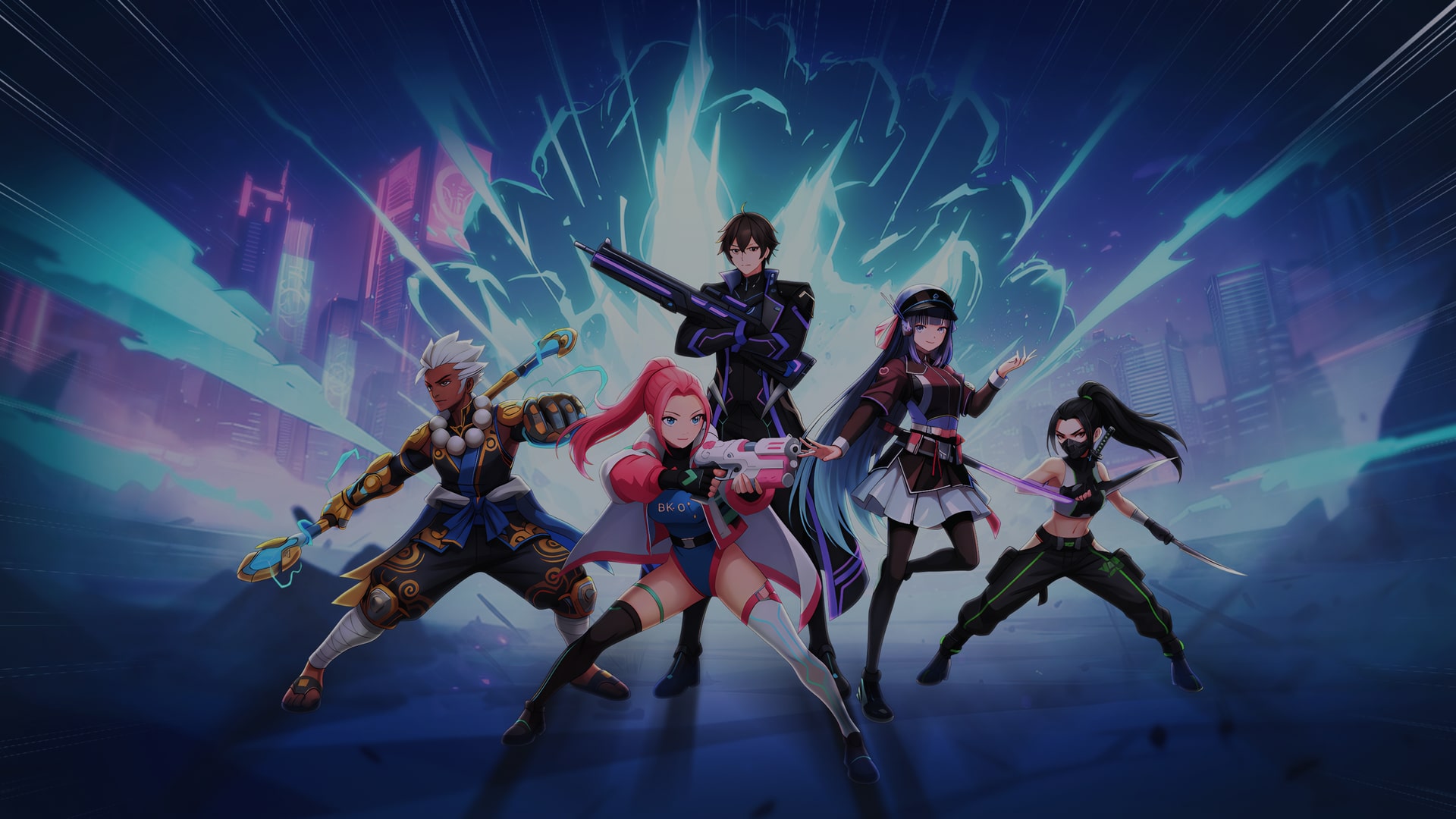 Reloadian 遊戲背景美術圖