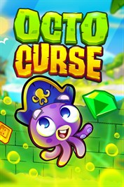 《Octo Curse》遊戲封面圖，呈現可愛的章魚主角。