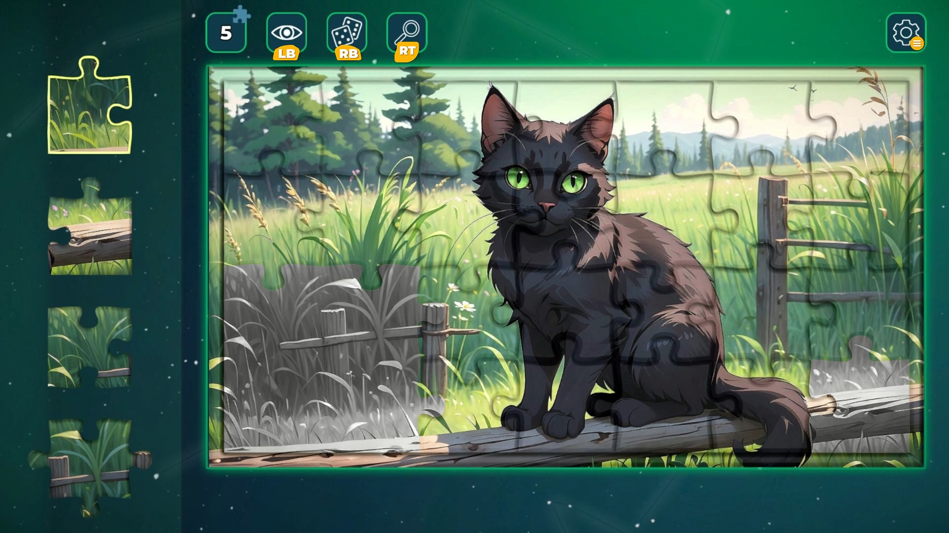 精美的蒸汽龐克風格拼圖