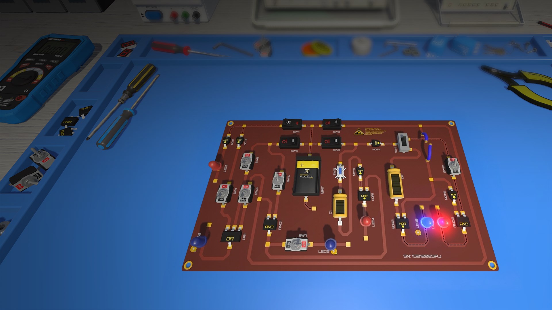 Electronics Puzzle Lab 1 & 2 Collection 遊戲主視覺圖