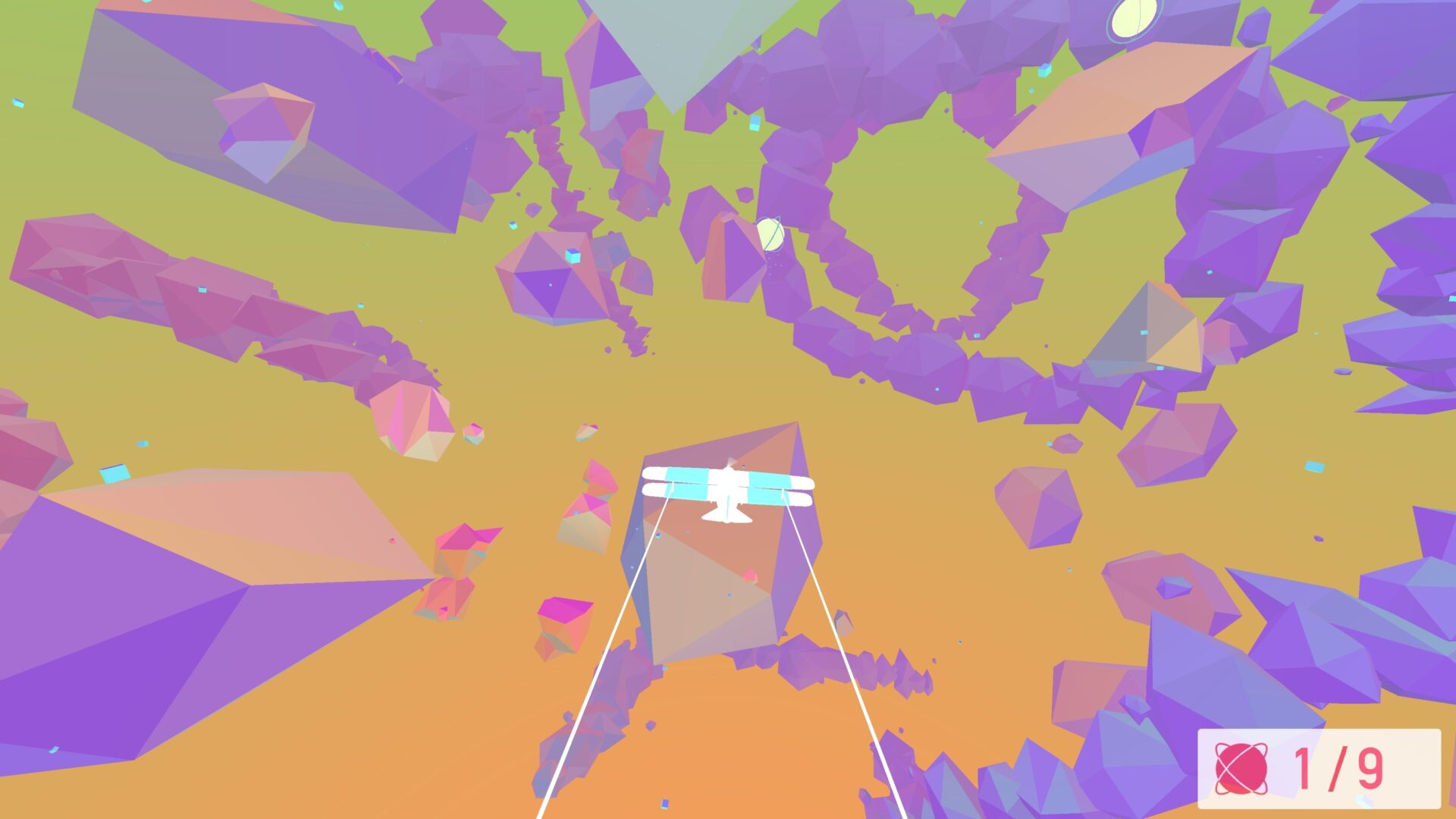 高速飛行中的光影效果