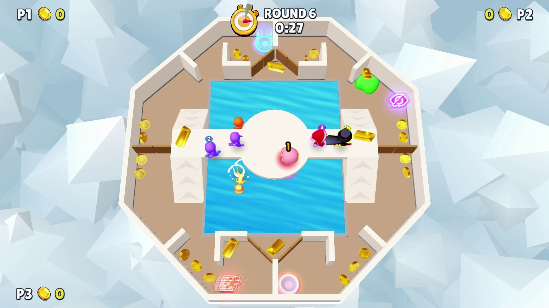 遊戲採用鮮豔的色彩與簡單的迷宮設計