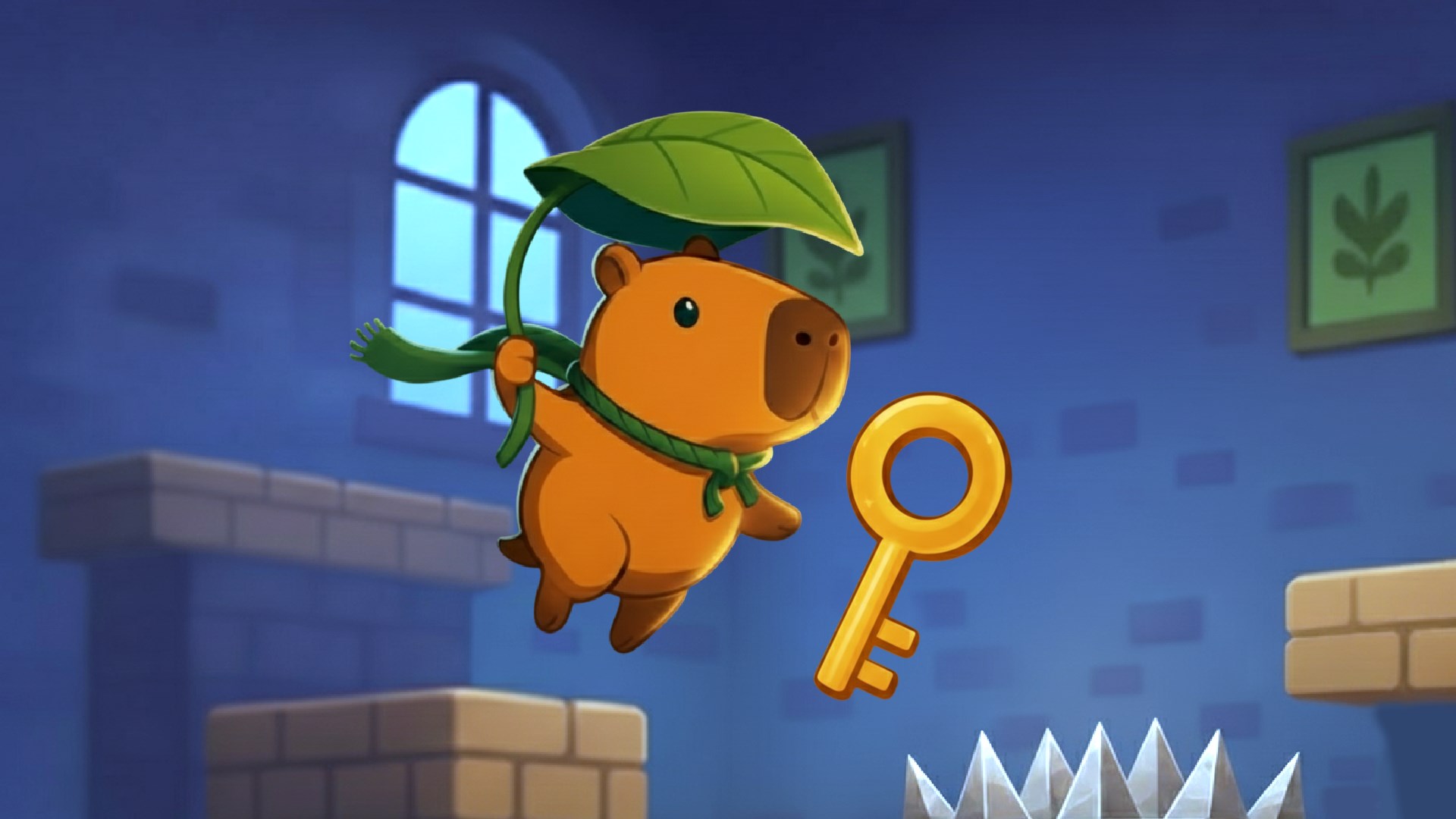 鑰匙水豚遊戲主視覺